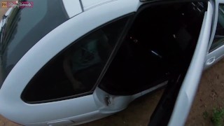 Hitchhiker Begs Stranger to Creampie Her Pussy for Free Ride – Hot POV Car Fuck!
