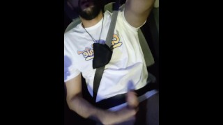 Caught Jerking Off in Taxi on Medellin Streets