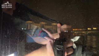 Real Public Outdoor Sex Vlog Behind Porn Shoot