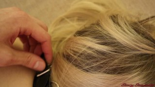 Blonde Teen in Rope Bondage Creampied by Stepbrother