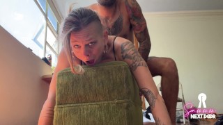 Wrong Hole Anal: First Time Rough Passionate Couple Fuck