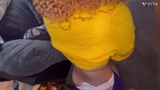 Teen Babysitter Takes $100 for Hard Anal Doggy Before Wife Returns